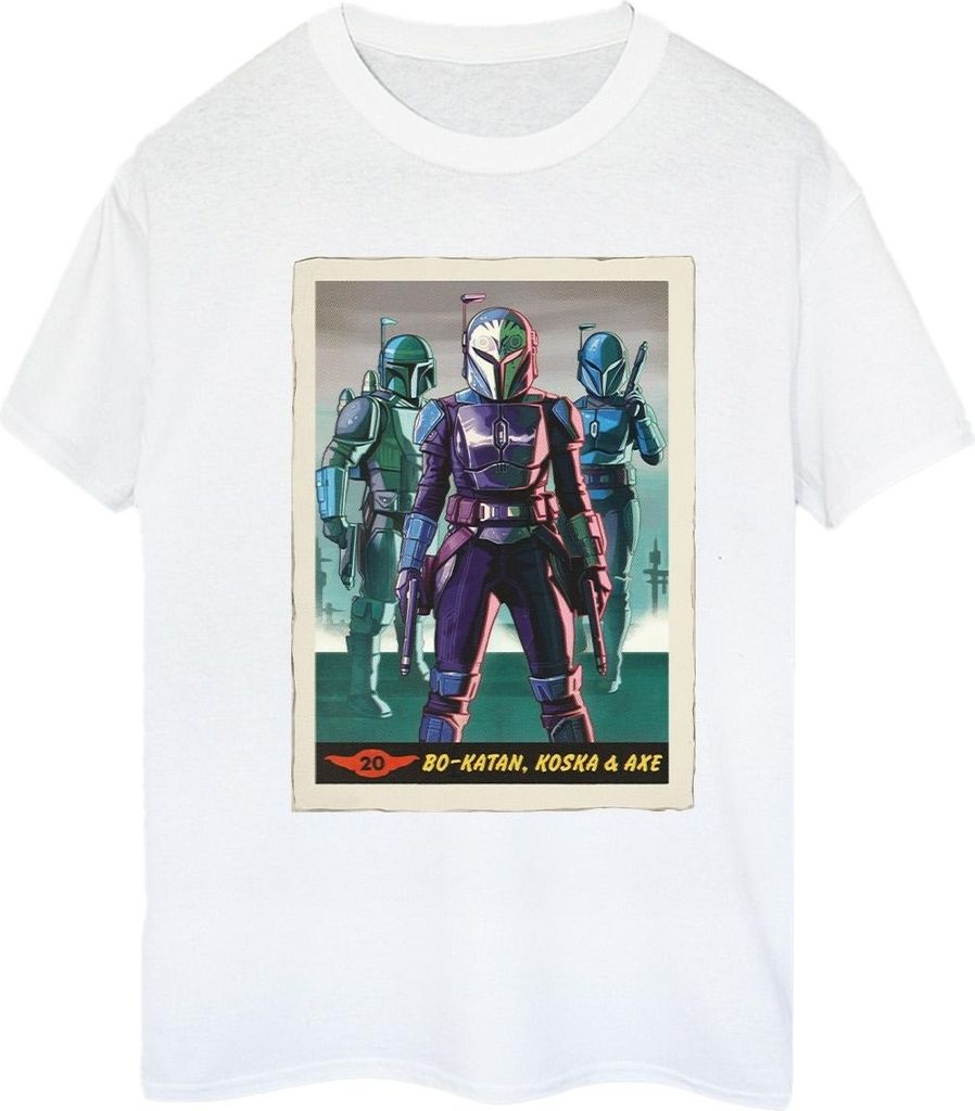 Star Wars - "The Mandalorian" T-Shirt für Damen BI45833 (XL) (Weiß)