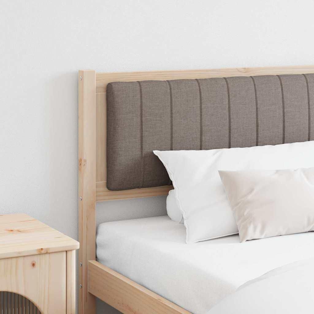 "Schlussverkauf" Gepolstertes Kopfteil 1 pc - Einfach zu reinigen - Braun 200 cm Massives Kiefernholz C10813