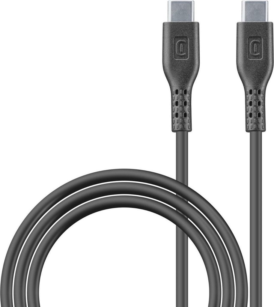 CellularLine 5A 100W Fast Charging Cable 2m USB Typ-C/ Typ-C Black (61282)