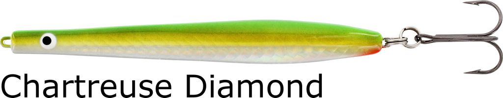 Westin Solvpilen Meerforellenblinker , Gewicht:12g 8.5cm, Farbe:Chartreuse Diamond