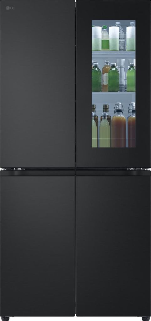LG InstaView GMV860EPDE Side-by-Side Kühlkombination Integriert/Freistehend 530 l E Schwarz