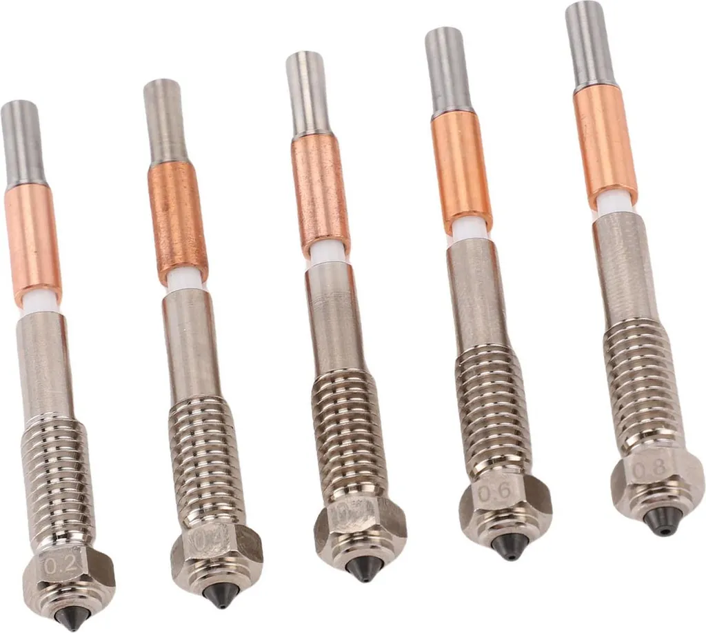 Buse d'Extrusion pour Imprimante 3D QIDI Plus4, Lot de 5 Pièces Pro - 5