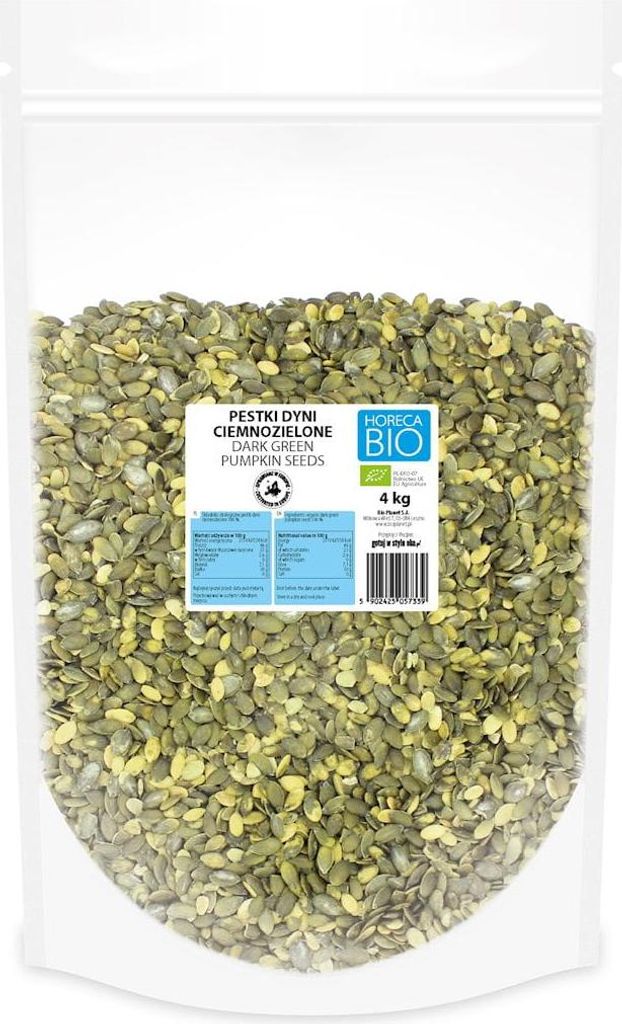 Dunkelgrüne Kürbiskerne (aus europäischem Anbau) 4 kg – HORECA (BIO PLANET)