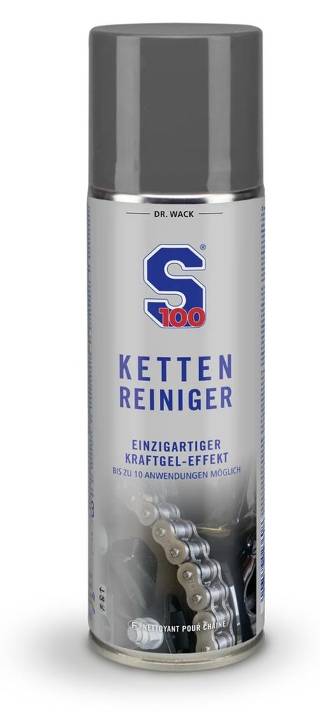 DR. WACK S100 Kettenreiniger 300 ml - Motorrad Kettenspray Produktbild 