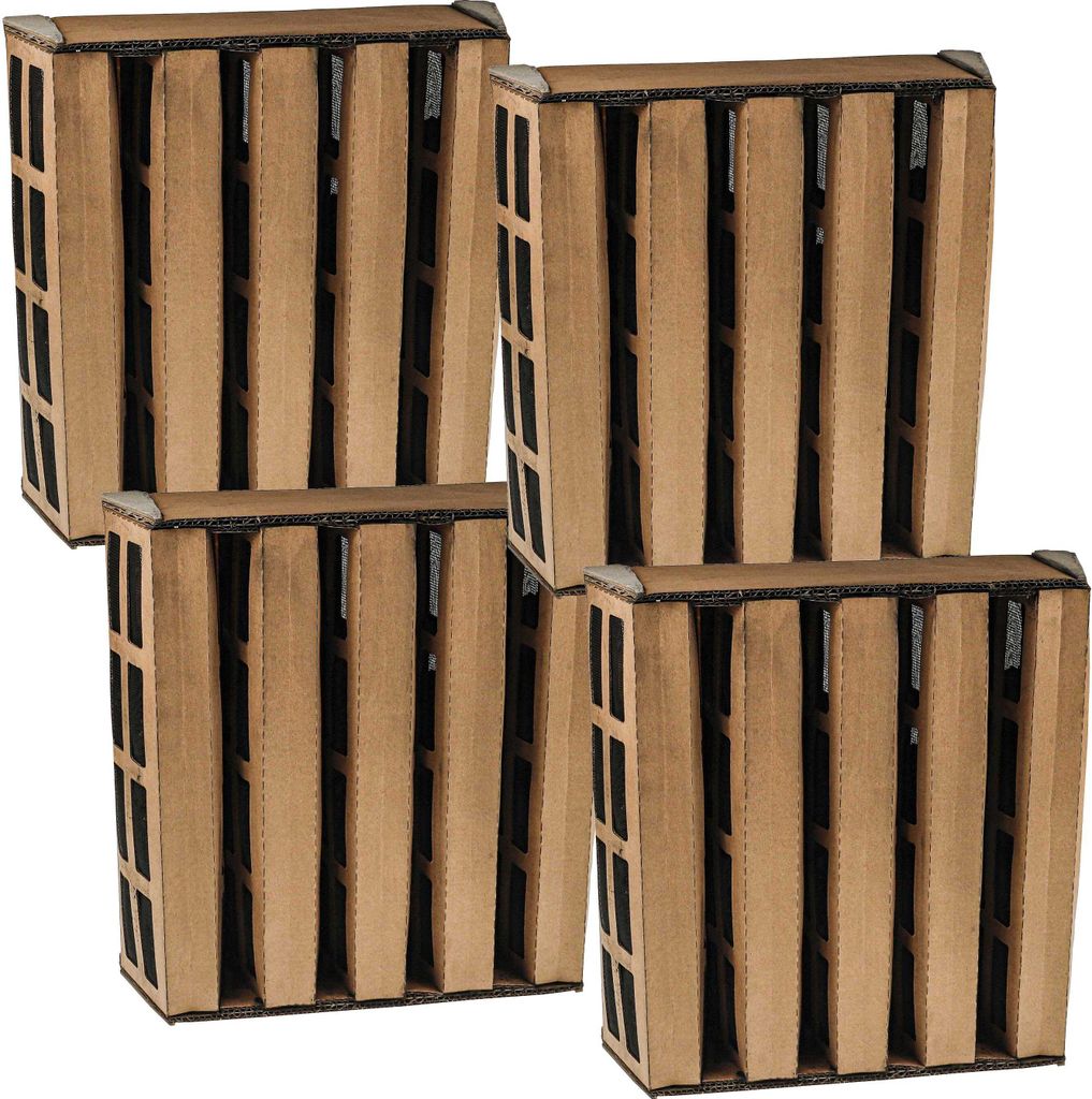 vhbw 4x Filter kompatibel mit IQAir HealthPro Plus, 250NE, 250, 150 Luftbefeuchter - Luftfilter Gas- und Geruchsfilter