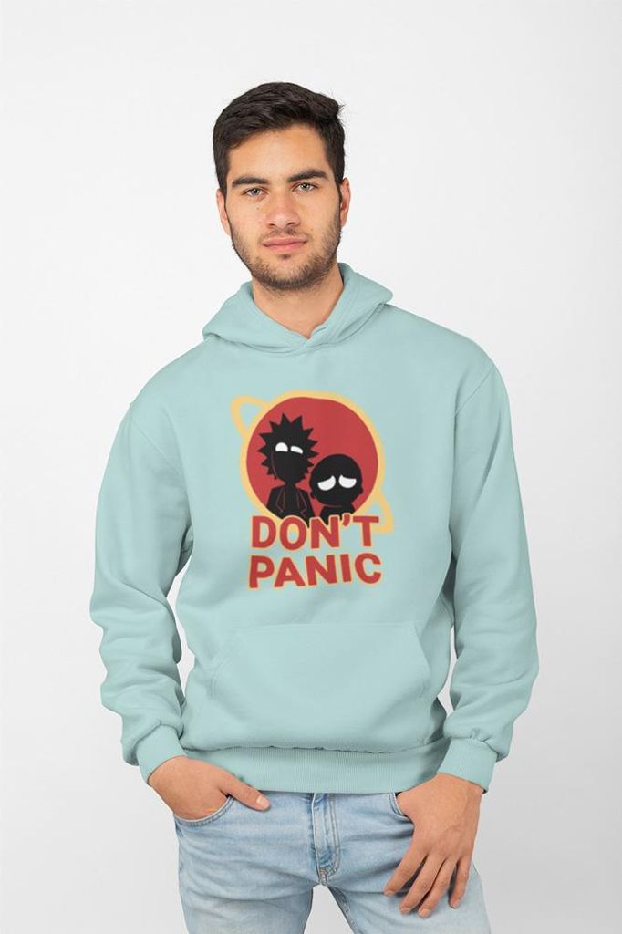 D&B Uni Hoodie MO00048 Rick And Morty MintGrün-Größe XL