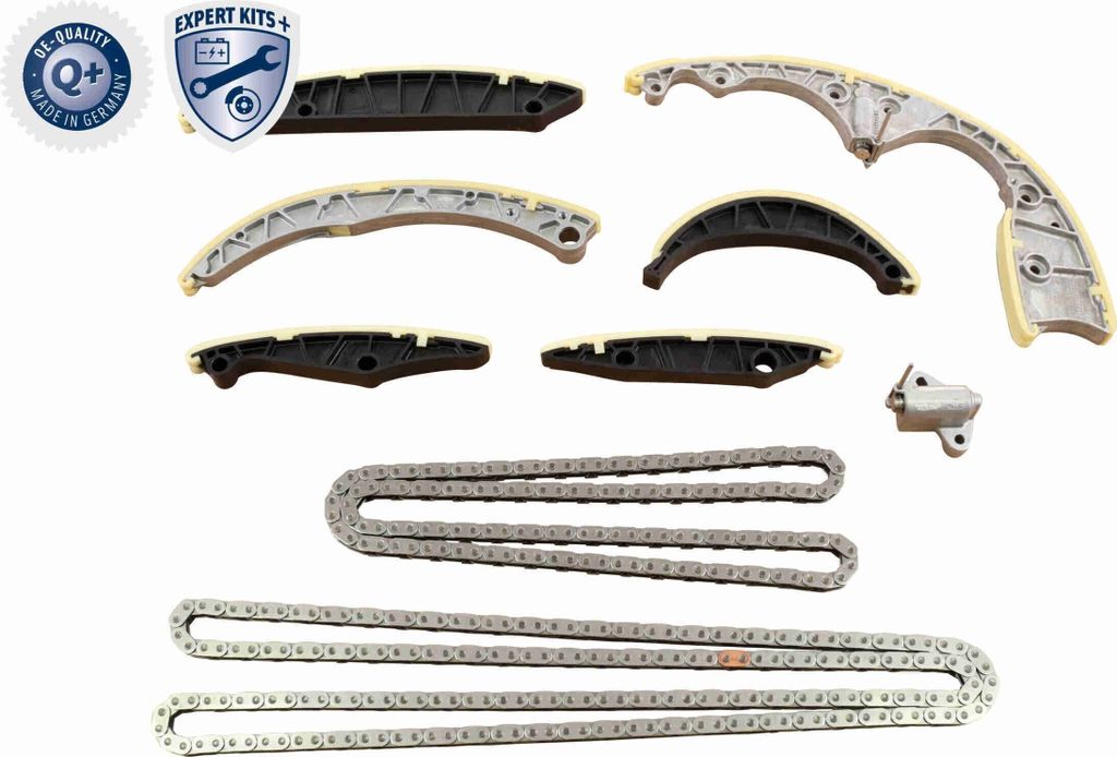 VAICO V10-10019-BEK Steuerkettensatz Steuerkette für AUDI Produktbild 