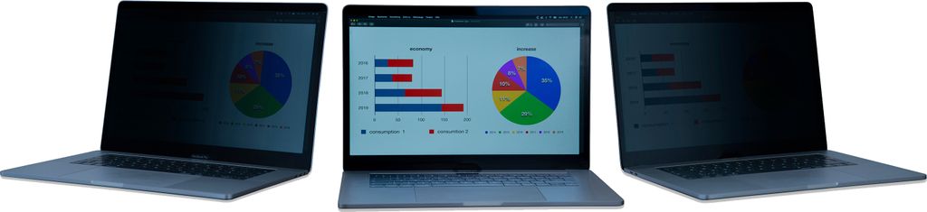 KAPSOLO 2-wege Blickschutzfilter für MacBook Air 11", 27,9 cm (11"), Laptop, 3H, Privatsphäre, 17 g