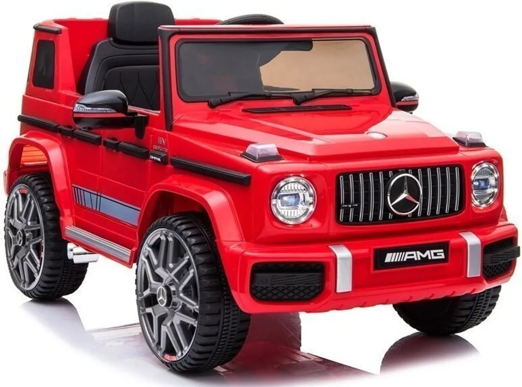 Mercedes G63 AMG voiture électrique enfant rouge pour jardin et parc