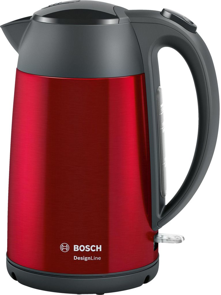 Wasserkocher DesignLine TWK3P424 (rot/grau, 1,7 Liter) Produktbild 