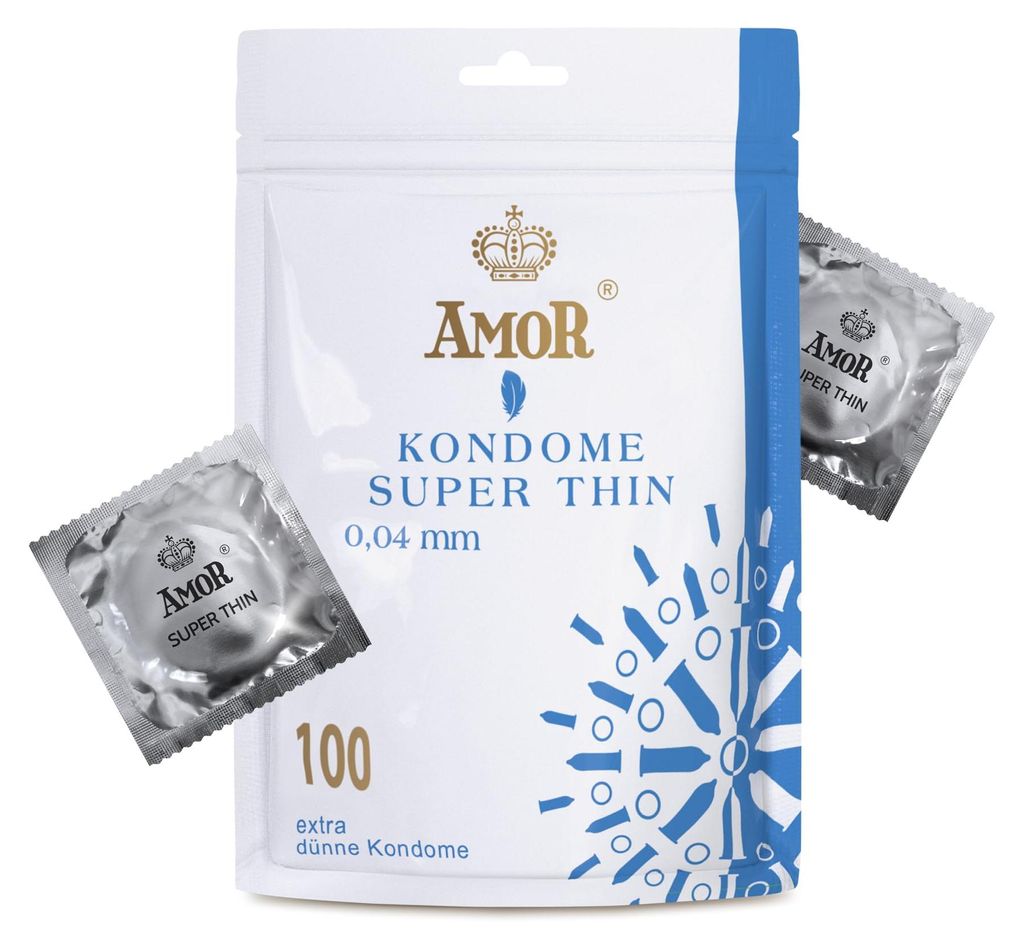 AMOR Preservativo Premium Super Thin extra sottili con Immagine del prodotto 