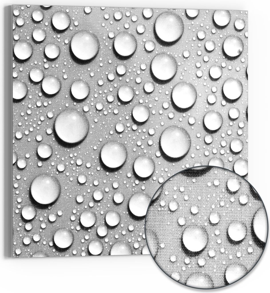 DEQORI Hybrid Leinwand Bild 30x30 cm 'Tanz der Produktbild 