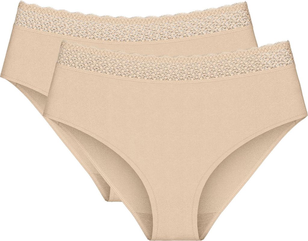 Triumph Damen-Hüftslip Feel of Modal" 2er-Pack beige XL"
