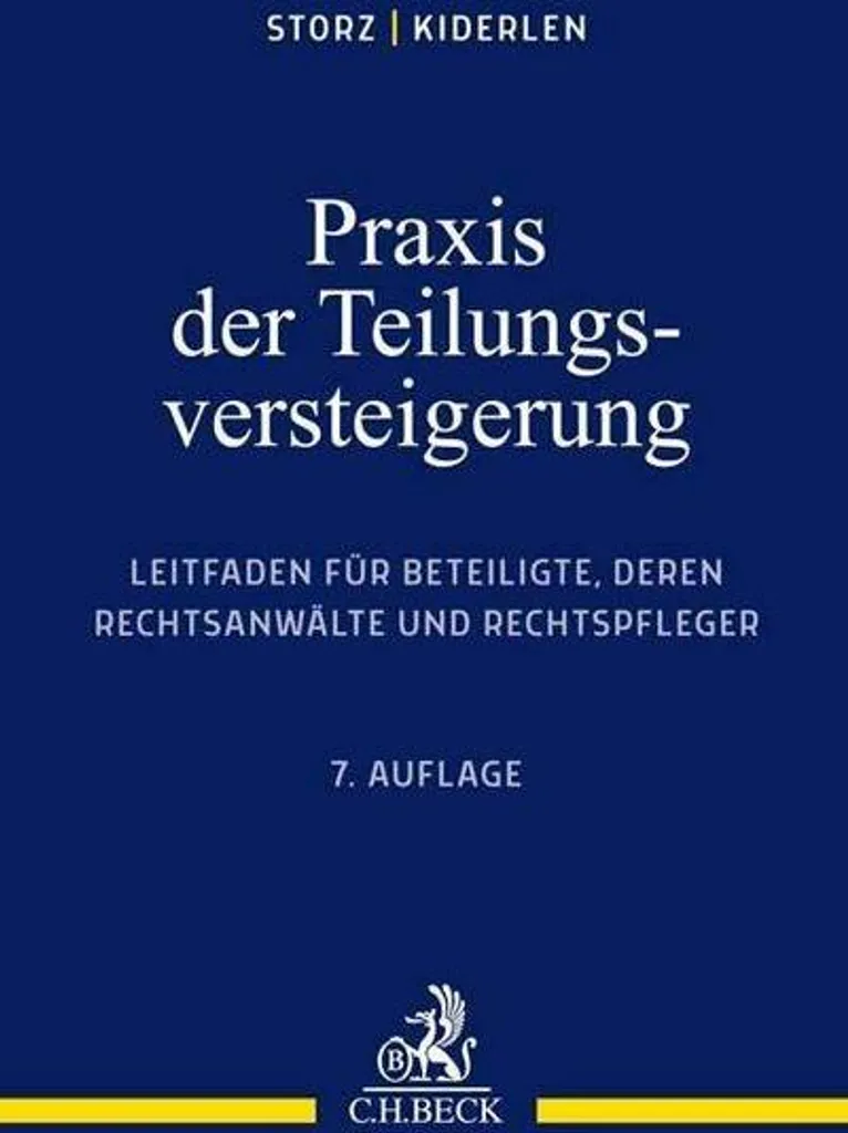 Praxis der Teilungsversteigerung : procédure et tactiques d'enchères