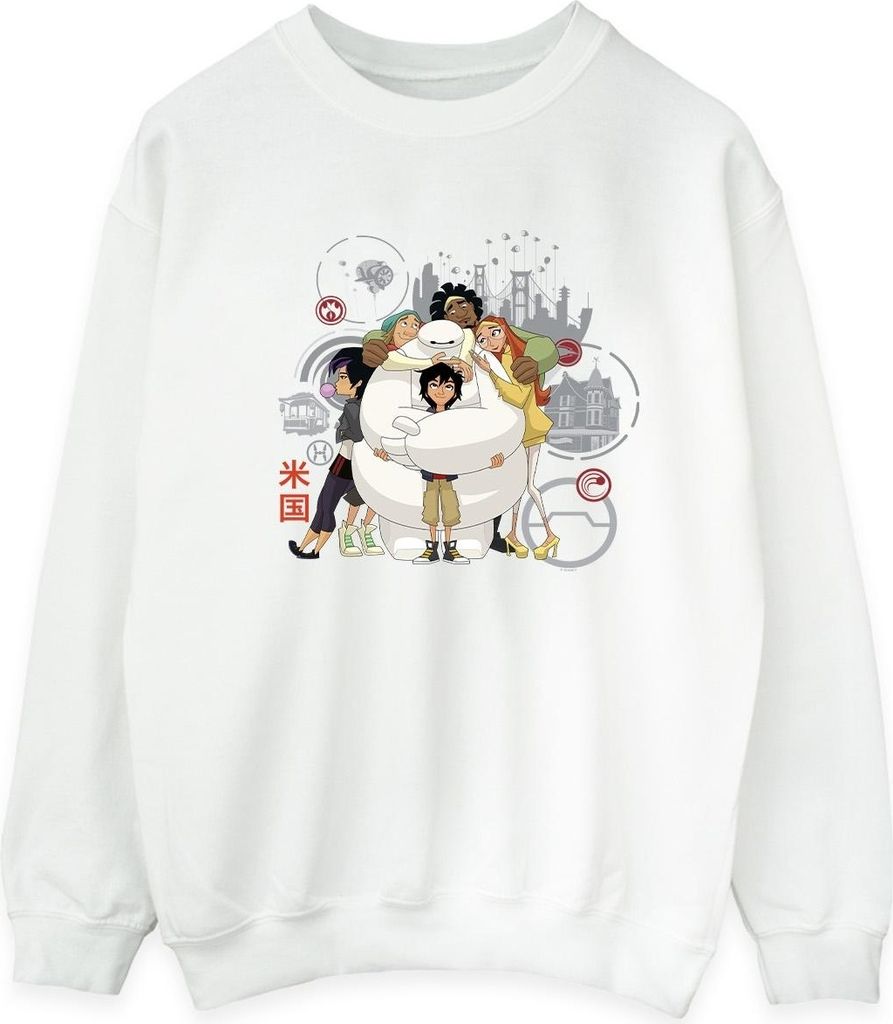Disney - "Big Hero 6" Sweatshirt für Herren BI15314 (L) (Weiß)
