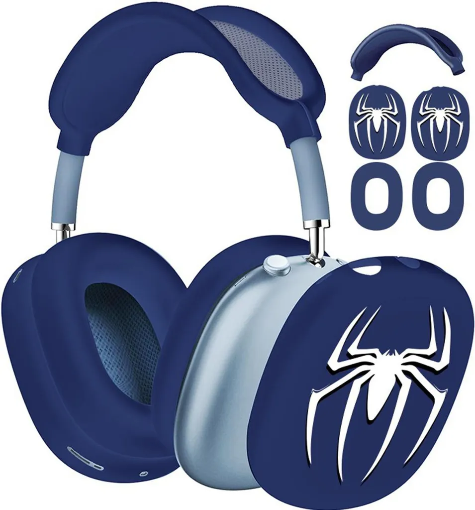 Offerta Set 3 Pezzi Custodia Spider AirPods Max Blu - Affare Imperdibile