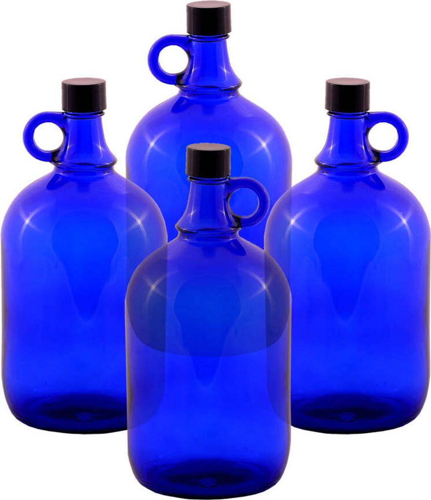 4 x Glasballonflasche 2 Liter