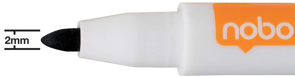Nobo Marker 2104184 3mm integr. Wischer sw Image du produit 
