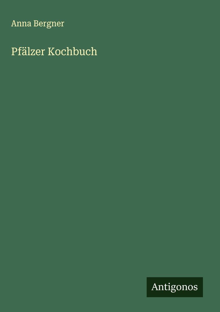 Pfälzer Kochbuch