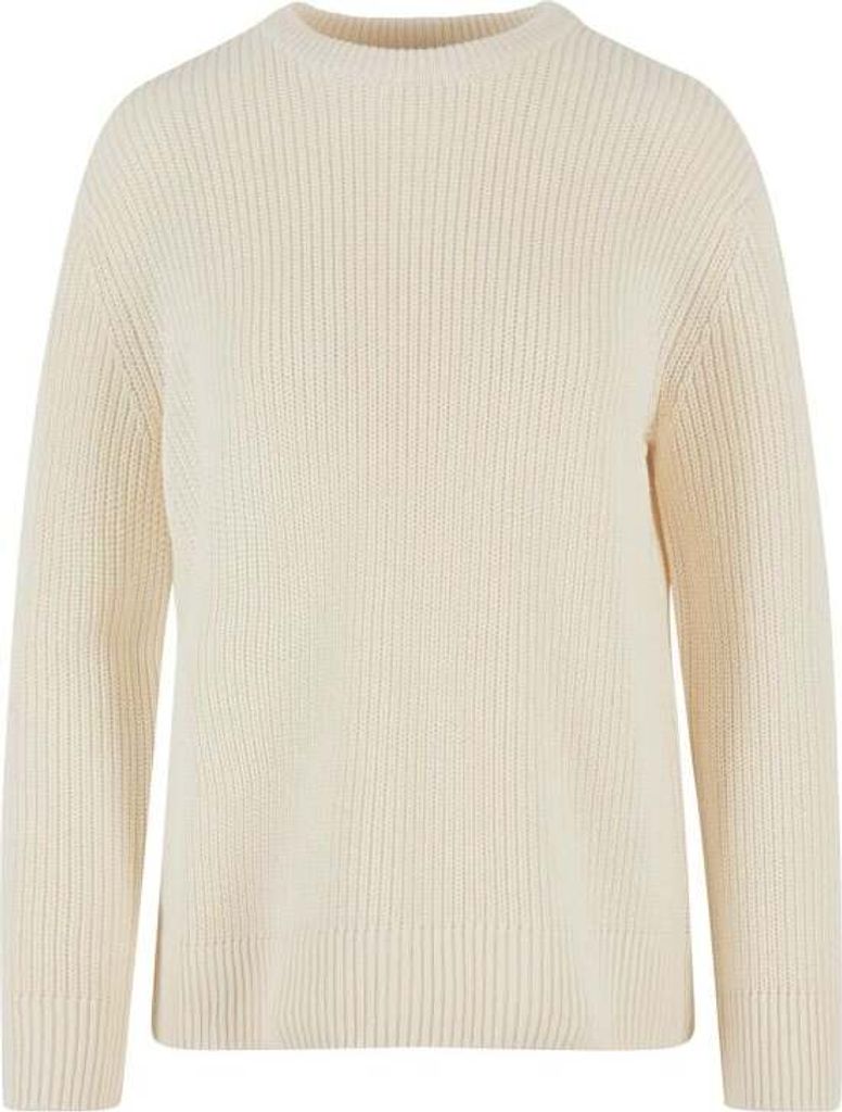 Urban Classics Strickpullover Damen Ladies Rib Knit Sweater altweiß S