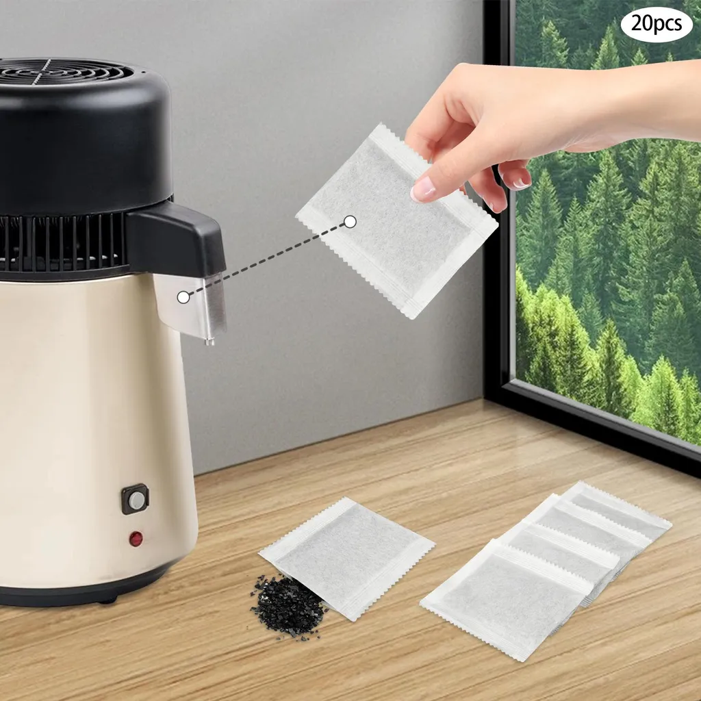 Filtre à charbon actif en coques de noix de coco blanc - Haute Pureté - 4