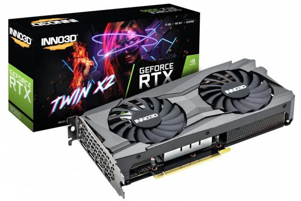Inno3D RTX 3060 Twin X2 LHR 12GB GDDR6 - Carte Graphique Performance