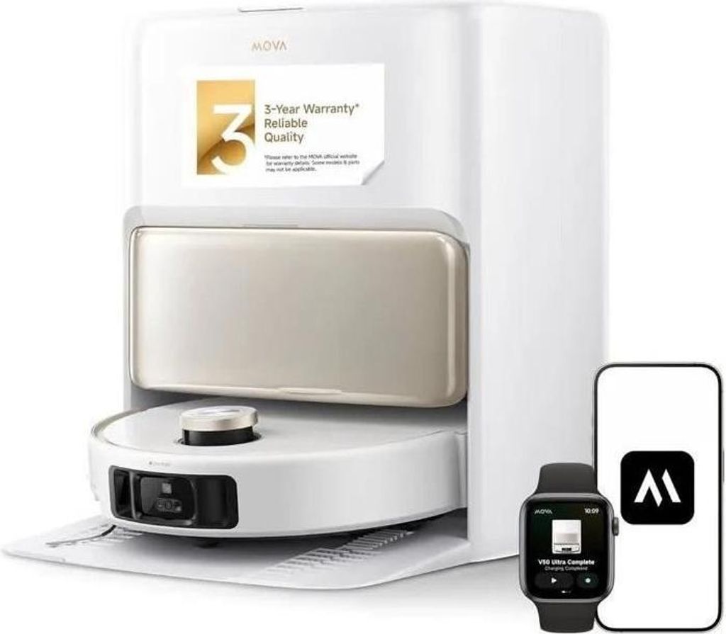 Saugroboter mit Wischfunktion MOVA V50 Ultra Complete, Produktbild 