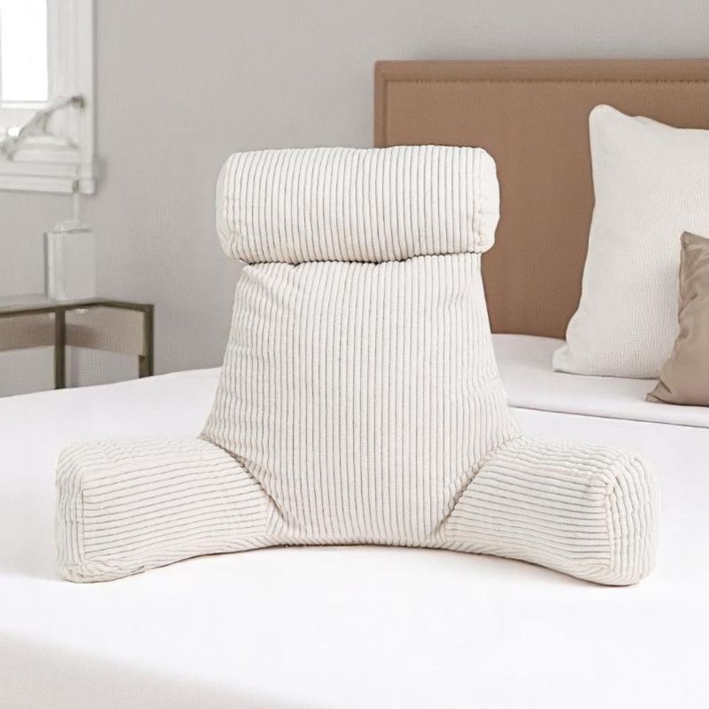 Lesekissen aus Cord mit abnehmbarem Bezug BANANAIR 80x50x70 Produktbild 