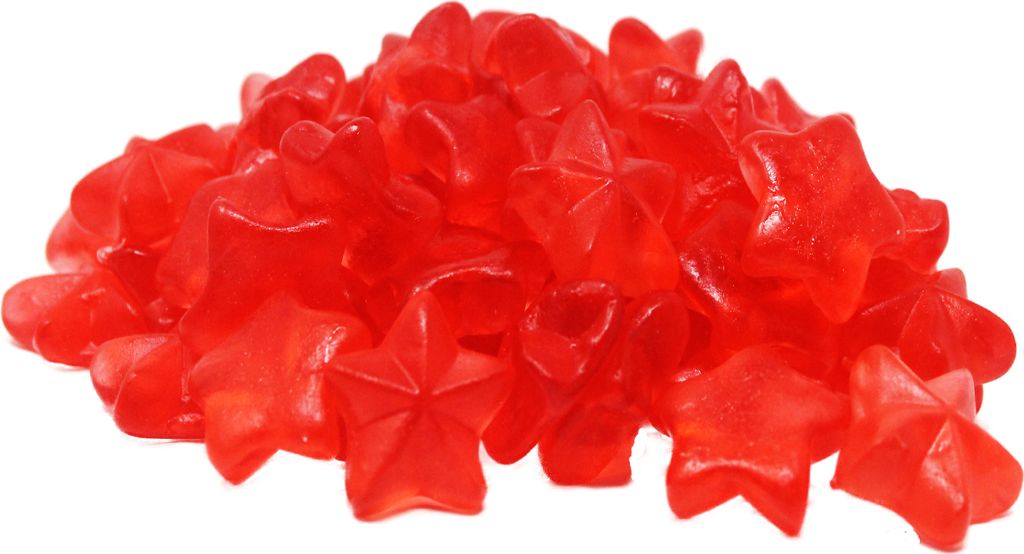 Fruchtgummi Glühwein Sterne mit Zimtgeschmack ohne Alkohol Produktbild 
