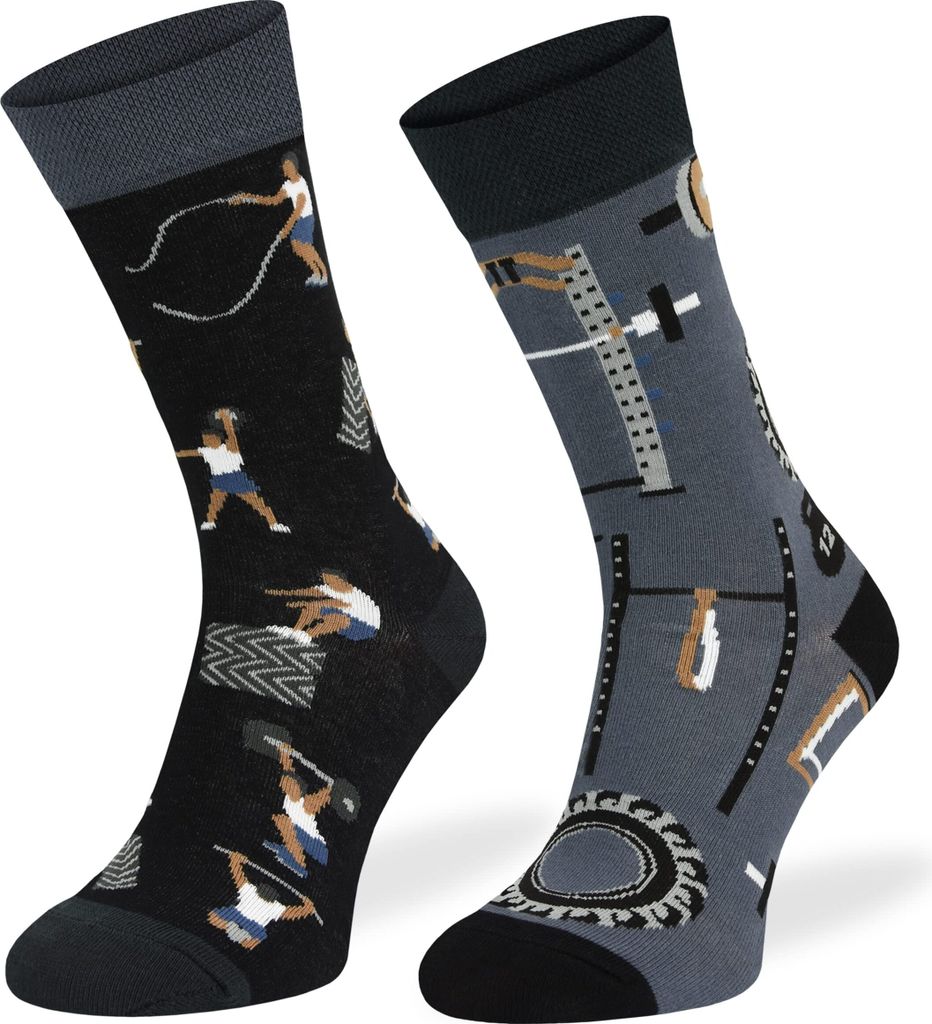 SKIETY Bunte Lustige Socken für Erwachsene Baumwolle, Cross Produktbild 