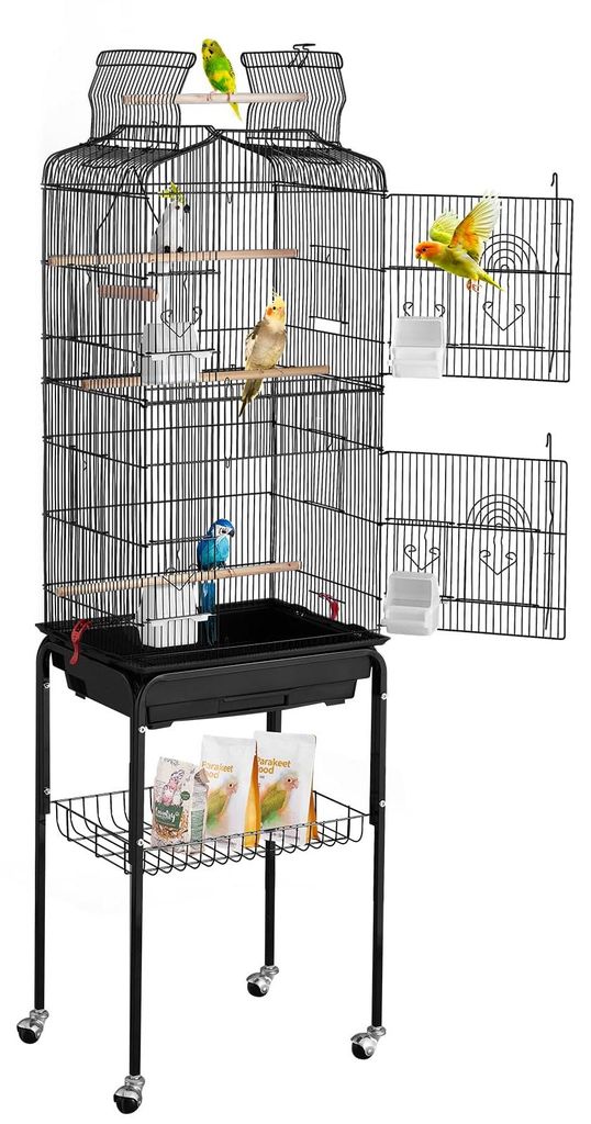 Klec pro ptáky VEVOR, 45,7x35,5x151cm, voliéra pro ptáky s Obrázek produktu 