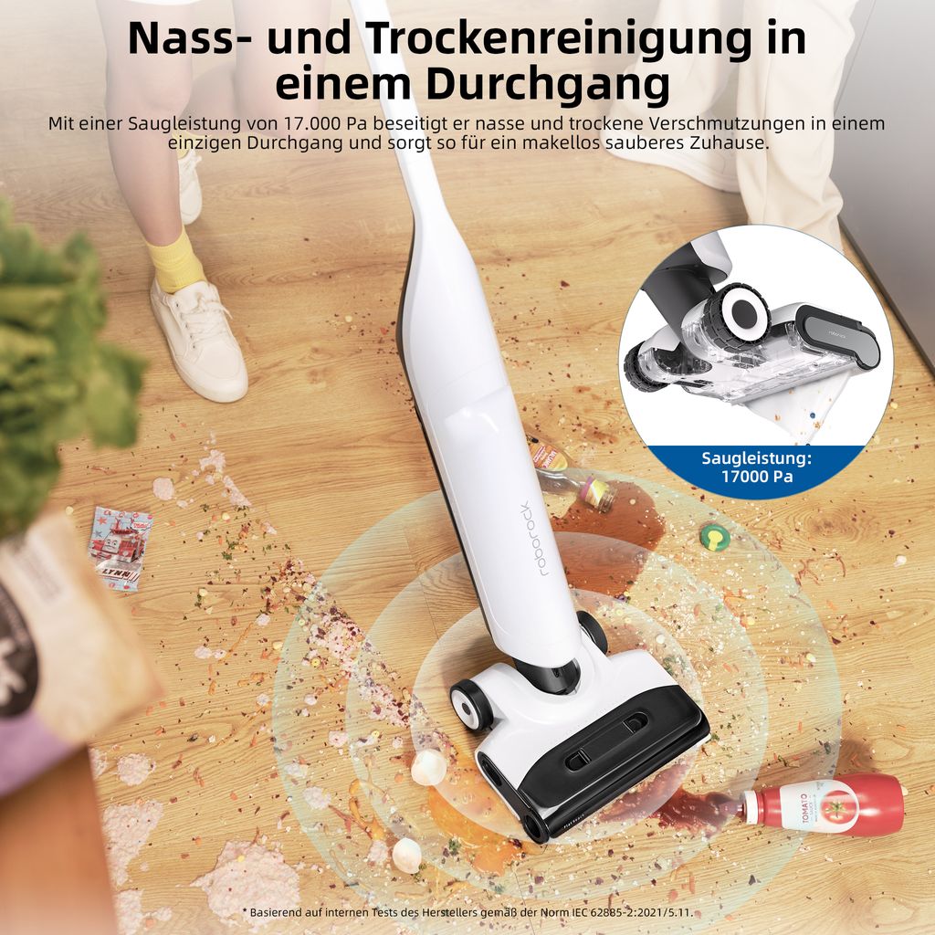 Roborock Flexi Lite Nass- & Trockensauger Selbstreinigend, Produktbild 3