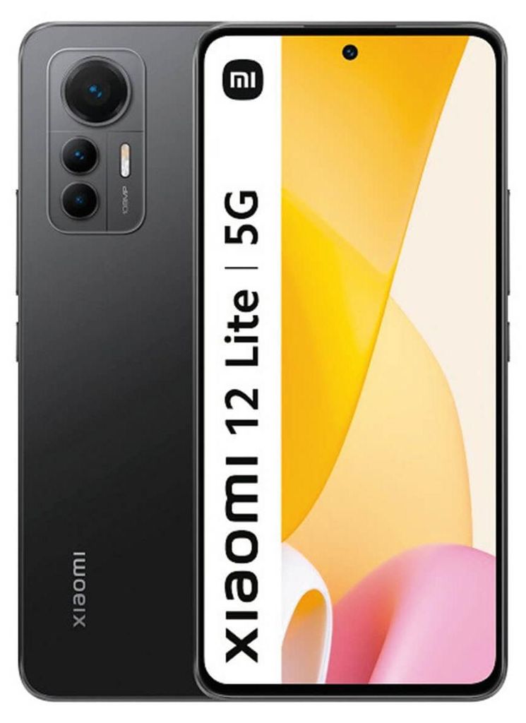 Xiaomi 12 Lite 5G 6GB/128GB Schwarz (Black) Dual-SIM Produktbild 