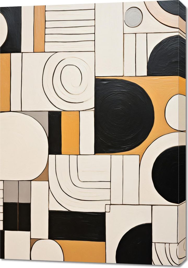 Bild 70x100cm Kontrast-Kollage
