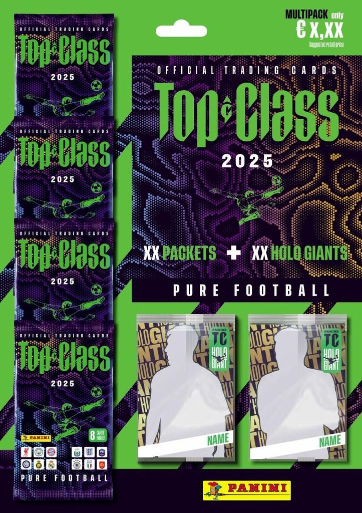 Panini Verlags Top Class 2025 TCs Multipack Immagine del prodotto 