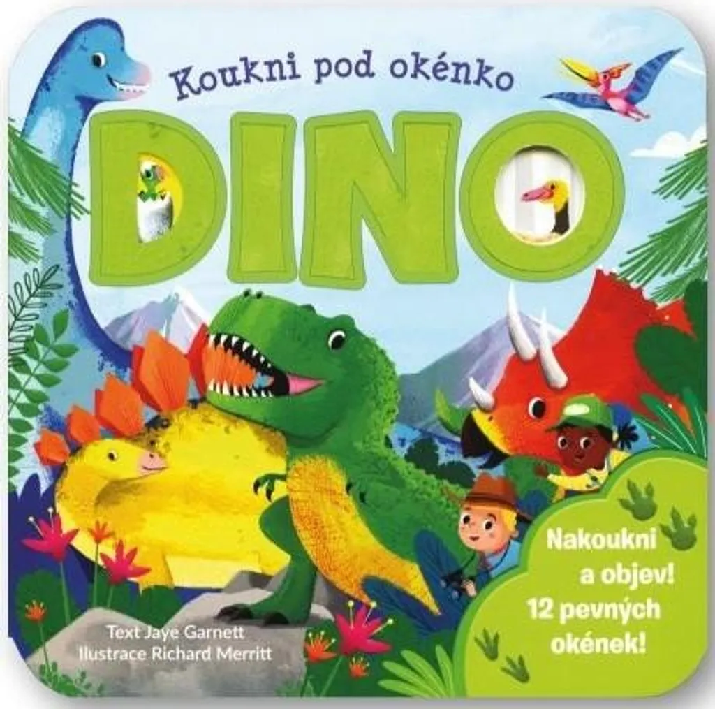 Dinosaures Koukni pod okénko : Livre éducatif illustré de Jaye Garnett