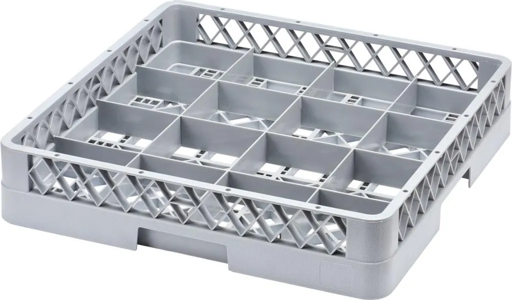 Cestello Lavaggio Industriale 16 Scomparti 50x50 mm | Standard Ho.Re.Ca