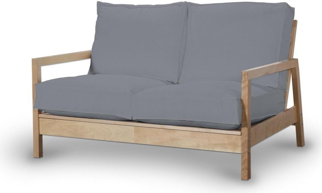 Dekoria Bezug für Lillberg 2-Sitzer Sofa, grau, Sofahusse, Lillberg 2-Sitzer