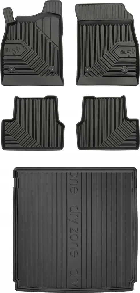 SET 77 Tappetini e tappetini Opel Astra J Station wagon 2009-2020