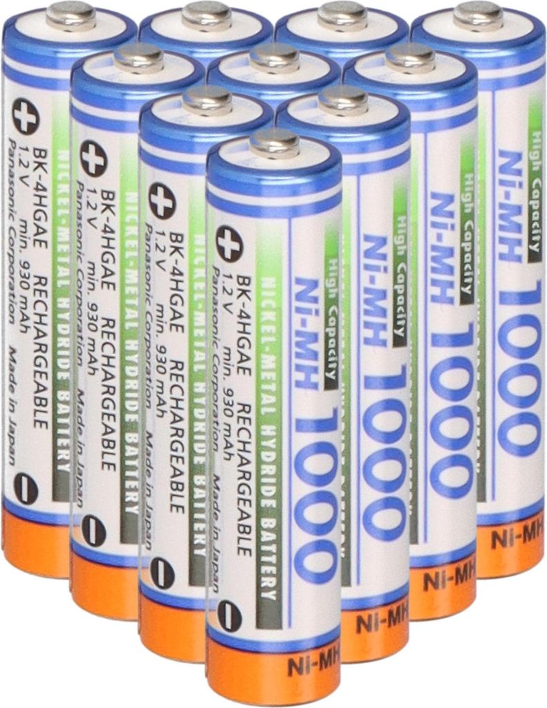 10x  Panasonic Micro akumulátor BK-4HGAE/BF1 Ni-MH 1,2 V Obrázok produktu 