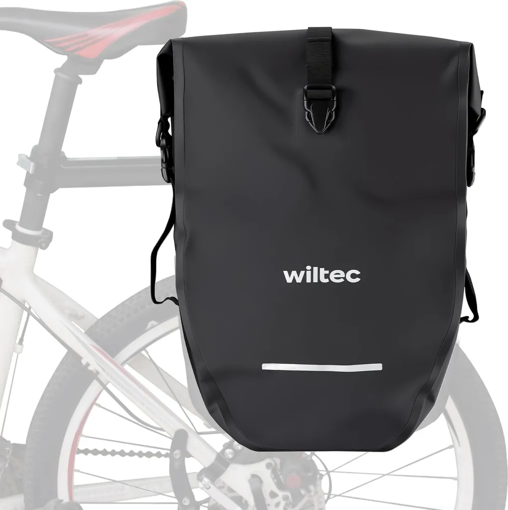 Sacoche Vélo Étanche 25L Wiltec : Protégez vos Affaires de la Pluie