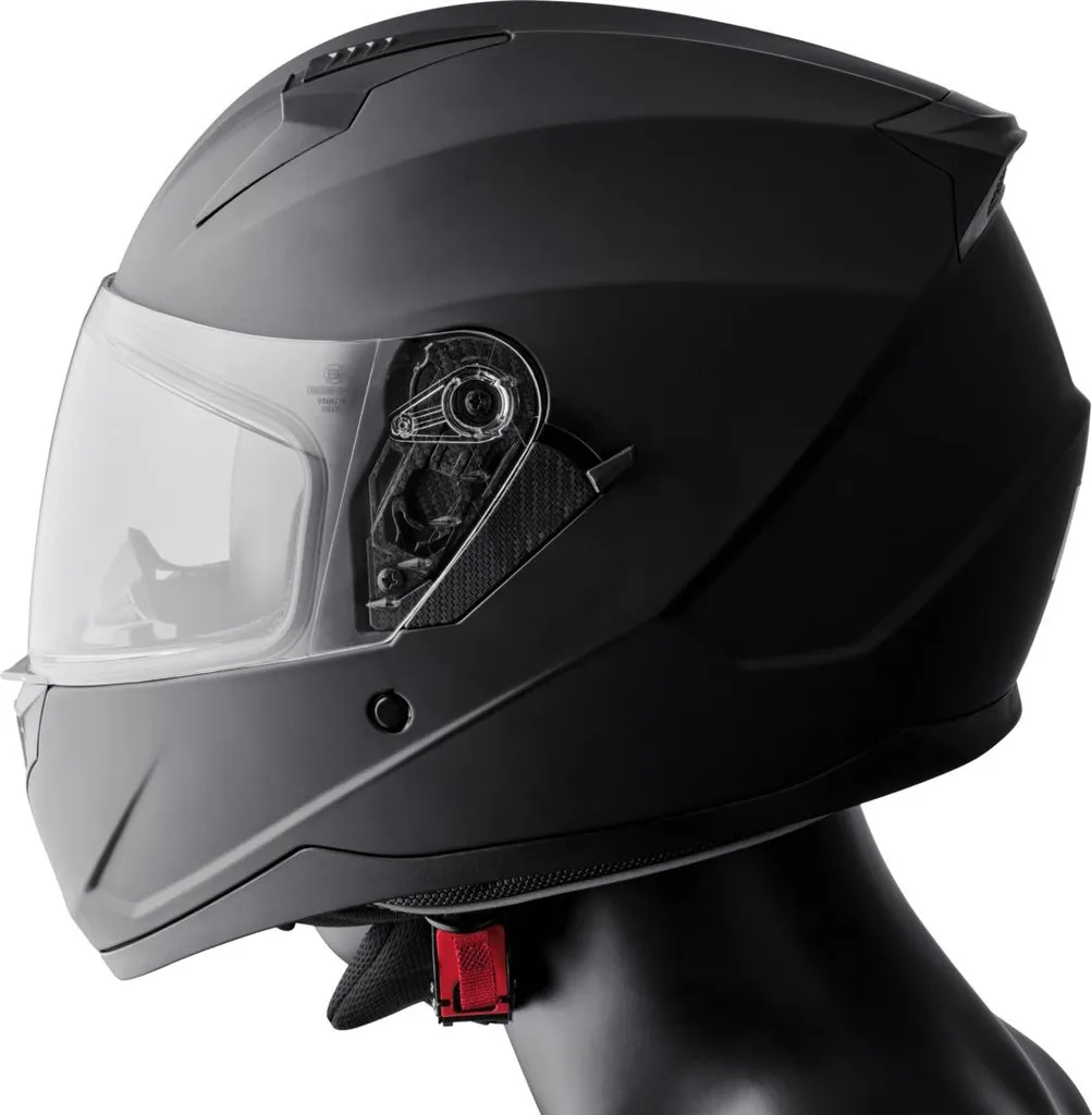 Casque Intégral de Protection GMS Hexago en Noir Mat pour Adulte S