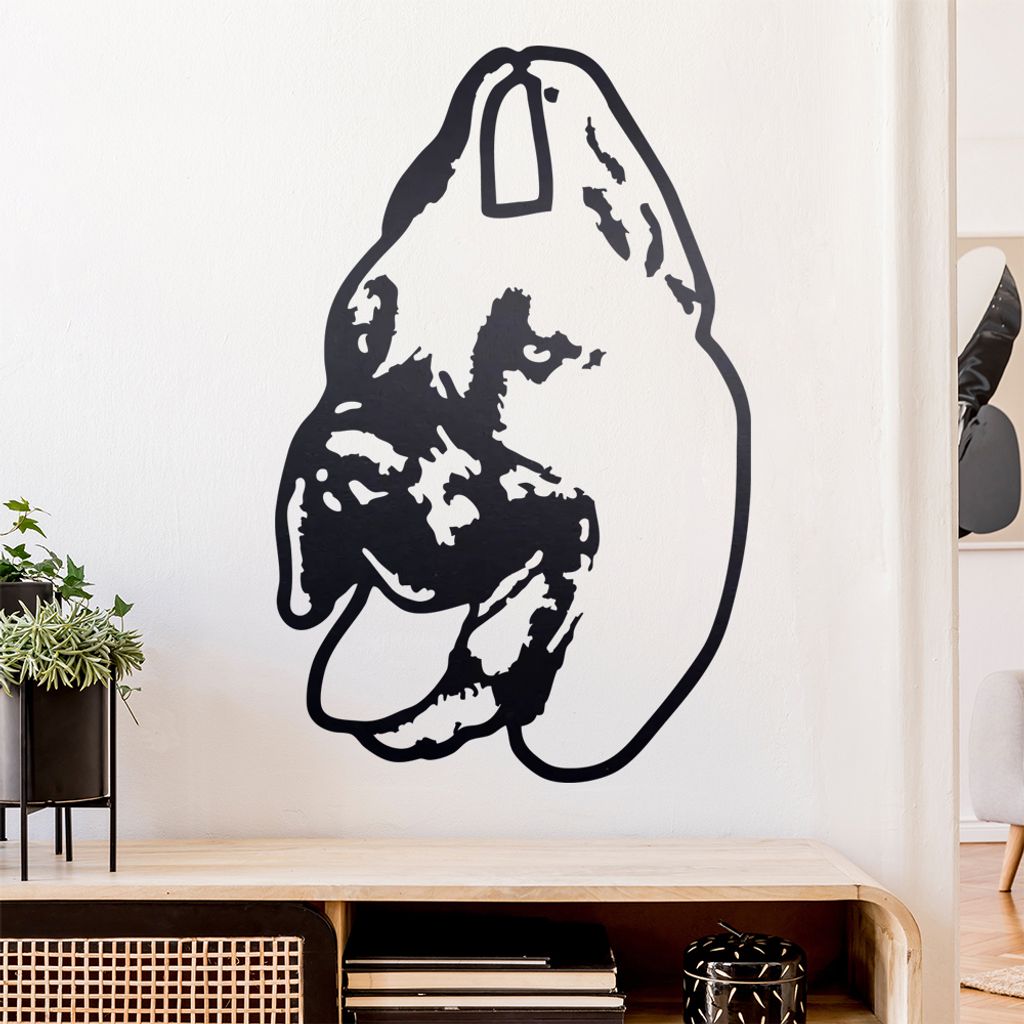Great dane Hund Wandtattoo Wandaufkleber Wall Sticker - Dekoration, Küche, Wohnzimmer, Schlafzimmer, Badezimmer
