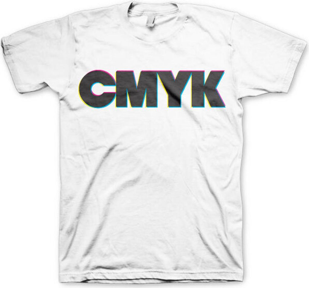 CMYK T-Shirt - Small - White