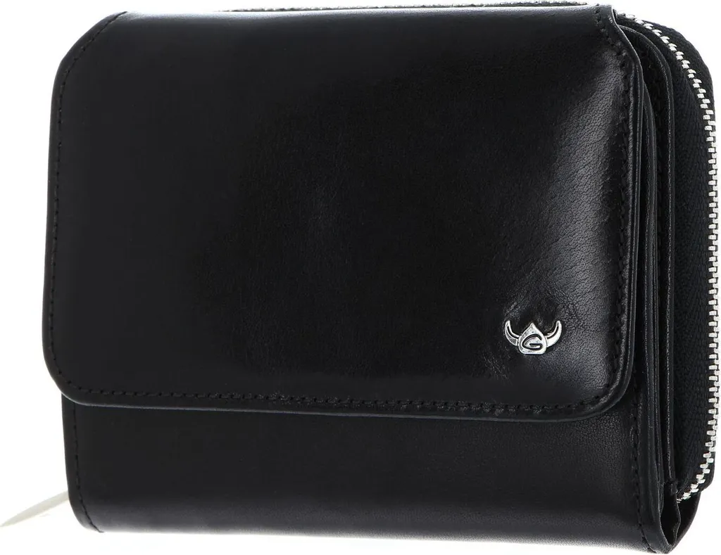 Regala un'Icona: Portafoglio Golden Head Colorado Pelle Nero RFID