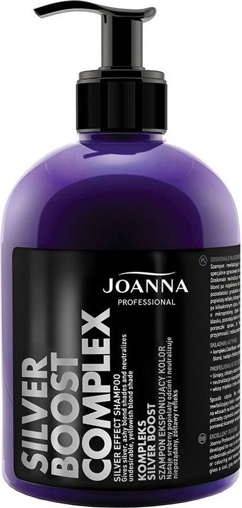 JOANNA SILVER BOOST COMPLEX Shampoo für blondes Haar - 500g SILBER