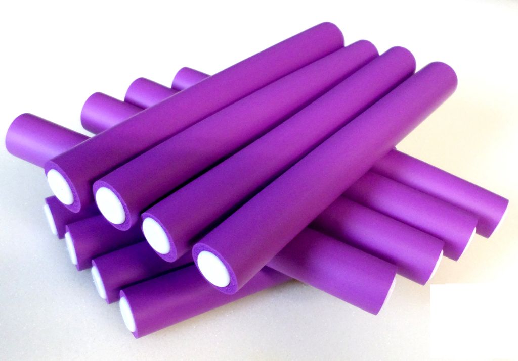 FP Flex-Wickler Papilotten ca. 19 mm Ø violett, 12 Stck. Produktbild 