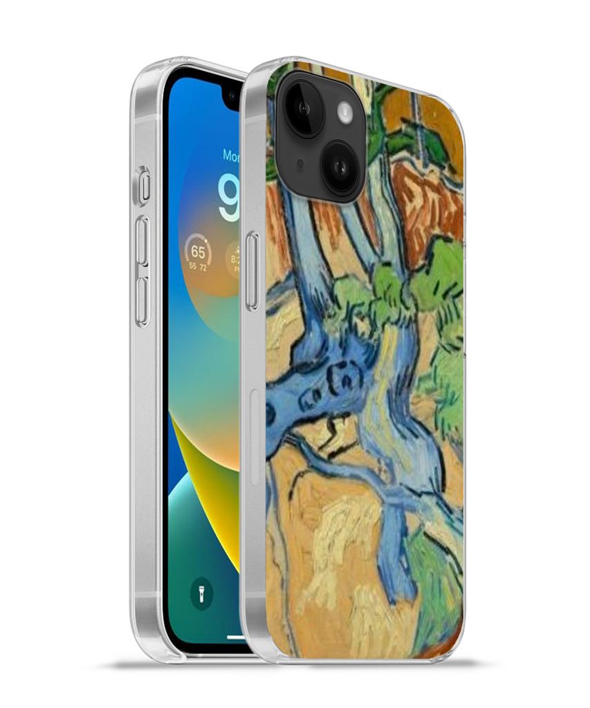 MuchoWow Handyhülle Schutzhülle Hülle für Apple iPhone 14 Plus - Soft case Baumwurzeln - Vincent van Gogh Silikon Softcase Handy Hülle - Abb...