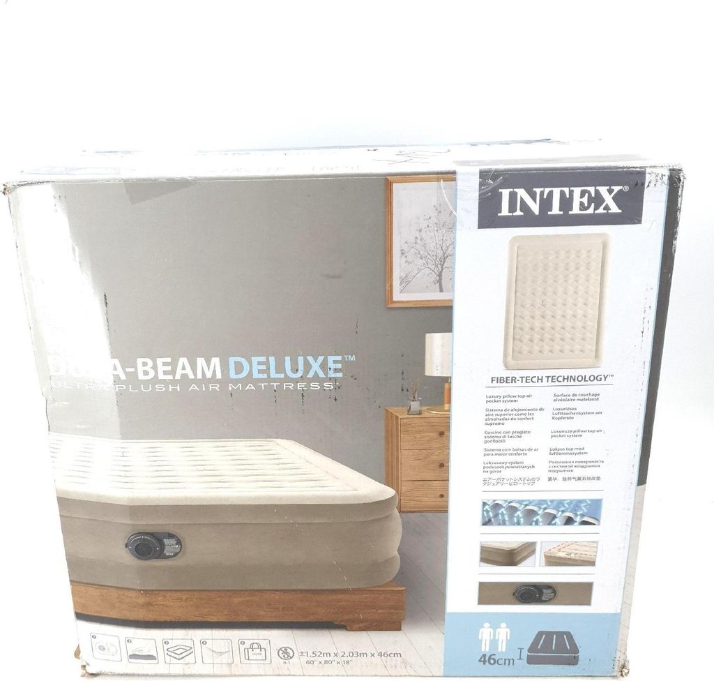 Materac welurowy z pompką 203 x 152 x 46 cm INTEX 64428ND Produktbild 36