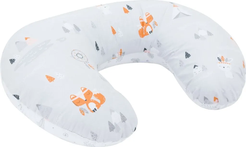 Coussin de maintien bébé contre la tête plate en coton certifié 40x60